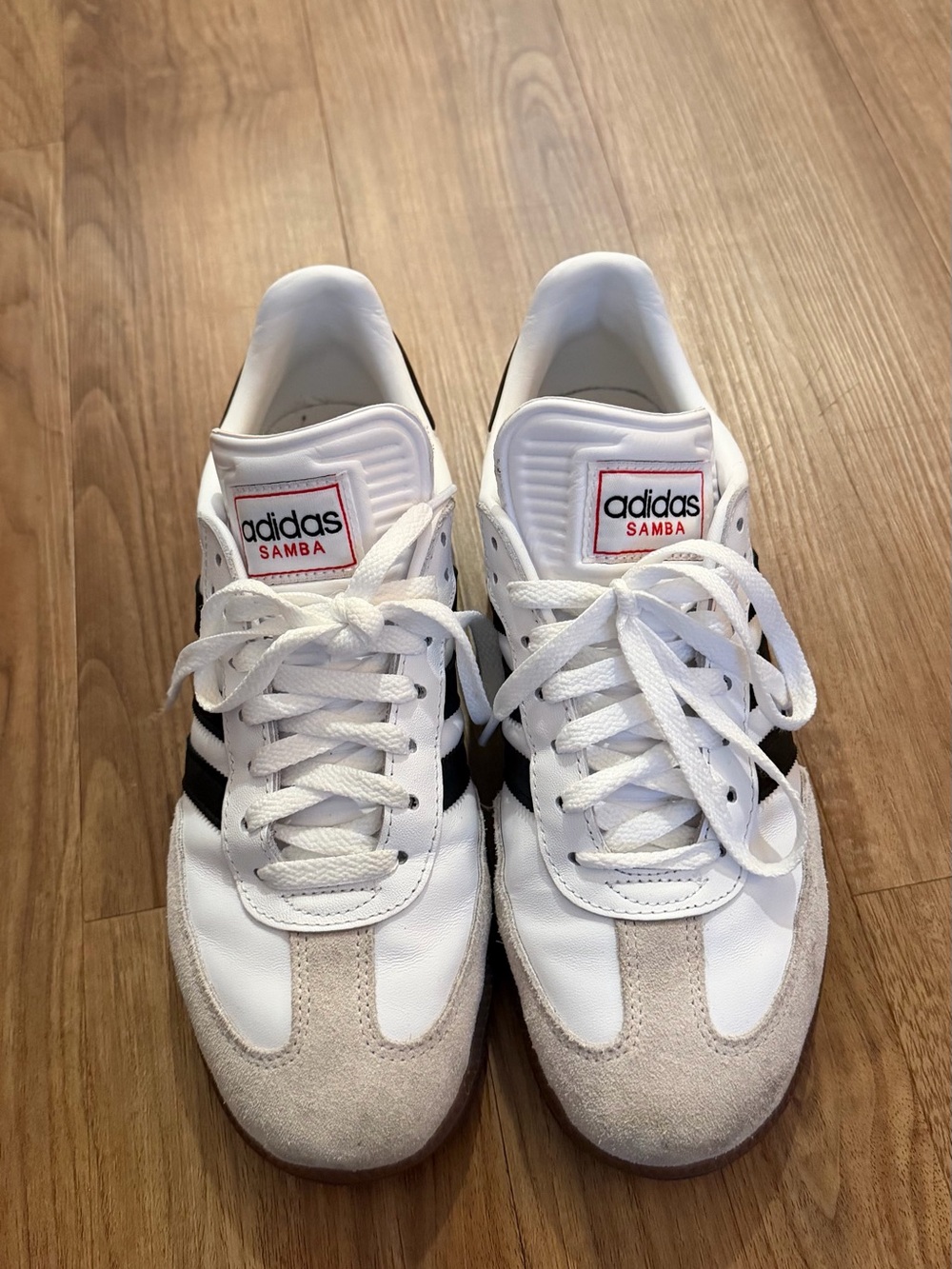 adidas Samba Men’s White, Black & Gum Classic Sneakers